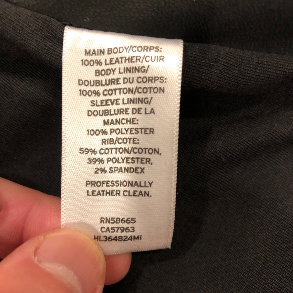 Bcbgeneration Black Leather Jacket Small - image 8